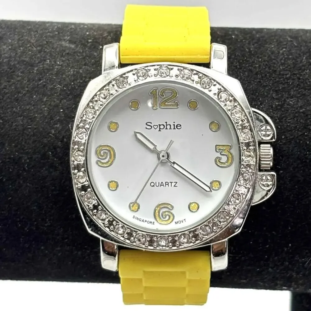 Yellow Crystal Sophie Watch